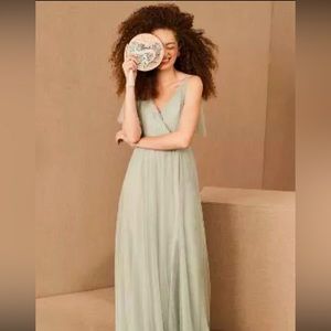 Jenny Yoo green dress size 0 NWT